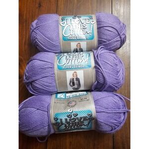 Hobby Lobby I Love This Cotton Yarn 250 Amethyst Purple 3 Skeins Lot 107105